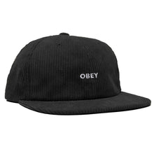 Column 6 Panel Strapback Black