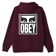 Eyes Icon II Box Fit Pullover Hood berry wine