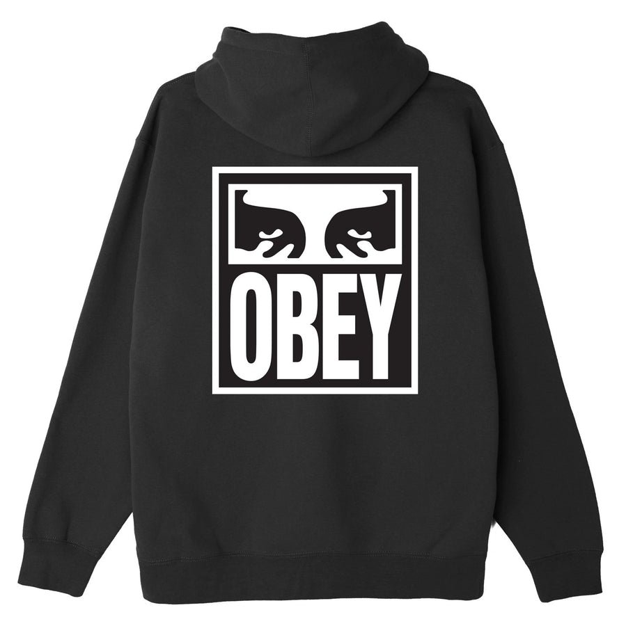 Eyes Icon II Box Fit Pullover Hood Black
