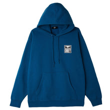 Eyes Icon II Box Fit Pullover Hood Blue Sapphire
