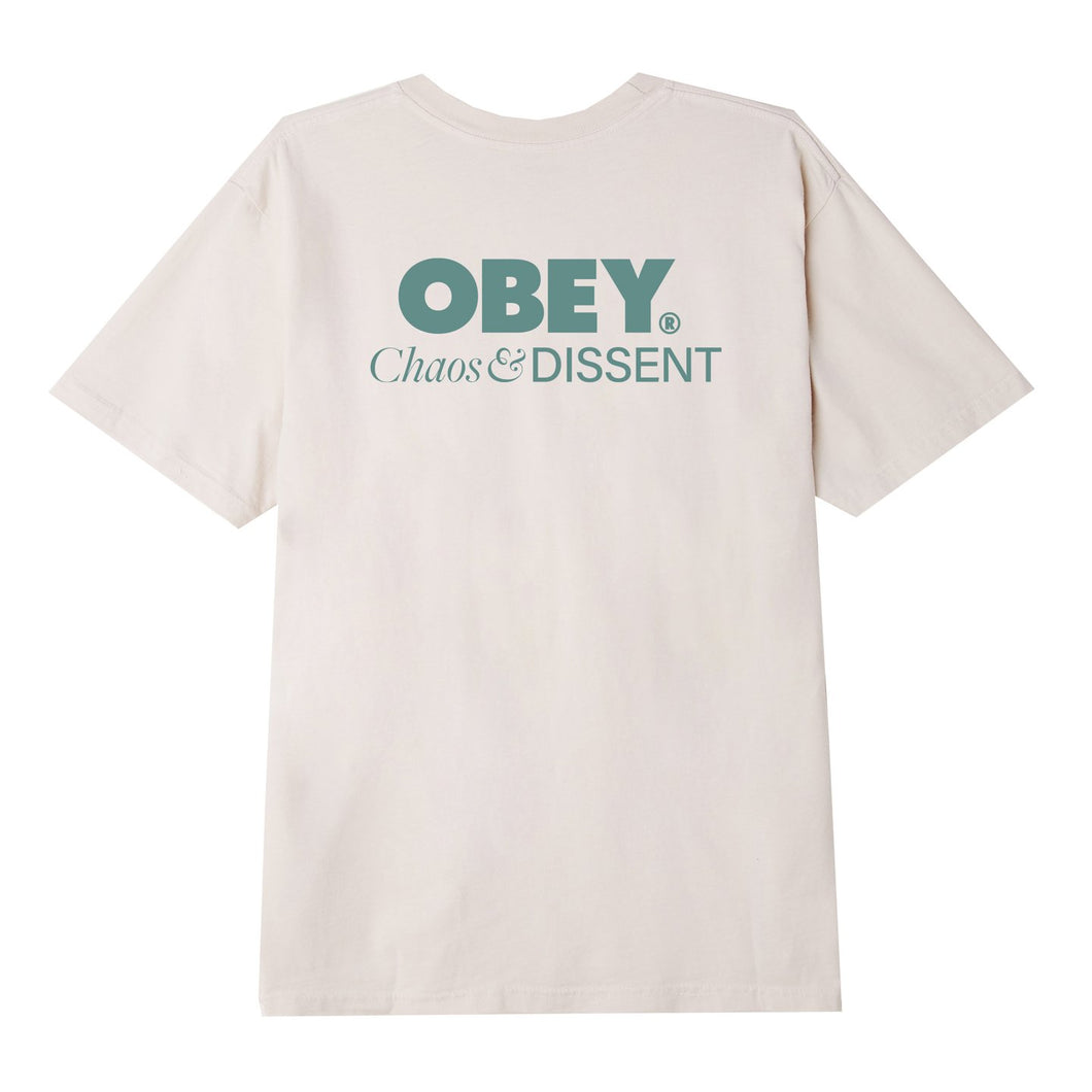 Chaos & Dissent Organic Tee cream