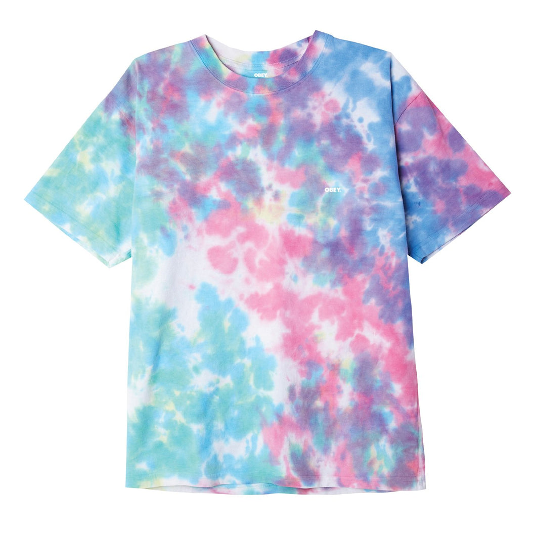 Bold Organic Blotch Tie Dye Tee Pastel Blotch
