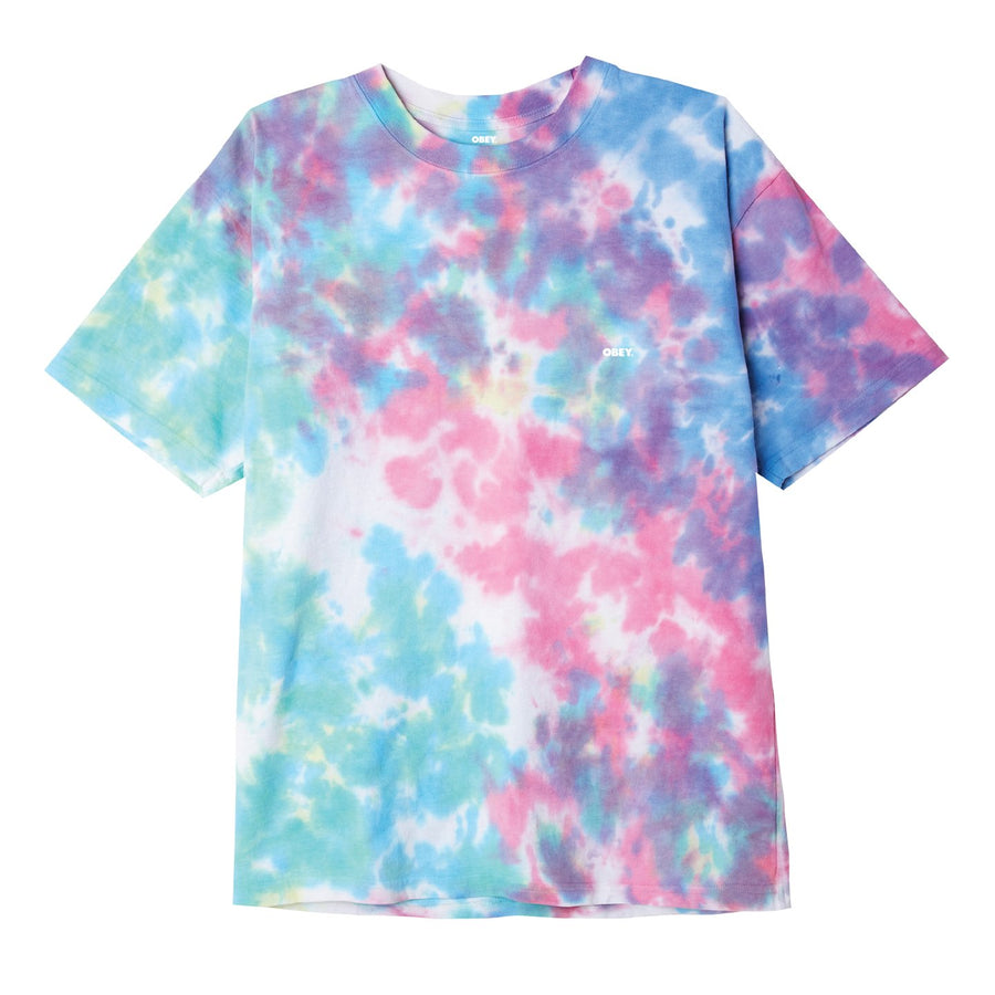 Bold Organic Blotch Tie Dye Tee Pastel Blotch