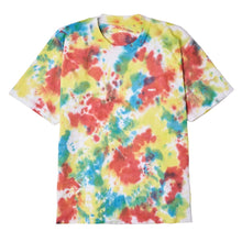 Bold Organic Blotch Tie Dye Tee Rainbow Blotch