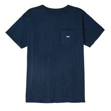Jumbled Basic Pocket Tee Navy