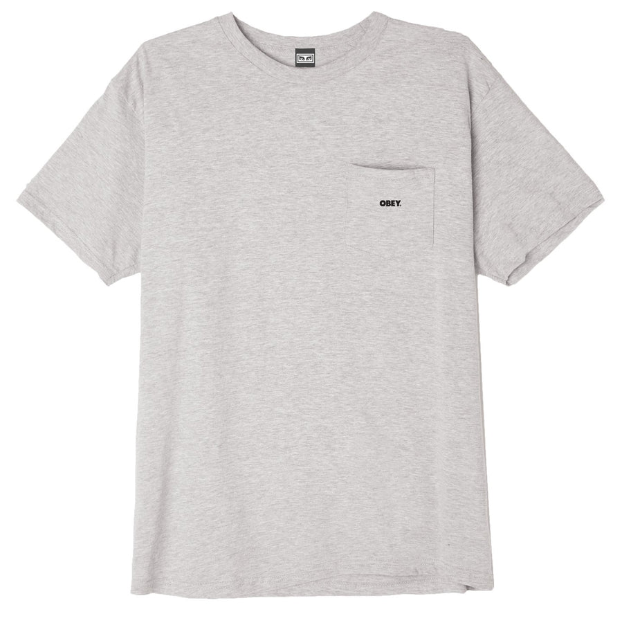 Bold Basic Pocket Tee HEATHER GREY