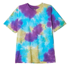 Bold Heavyweight Blotch Tie Dye T-Shirt Purple Nitro Blotch
