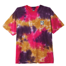 Eyes Icon II Over Bleed Heavyweight Tie Dye Blackberry Wine