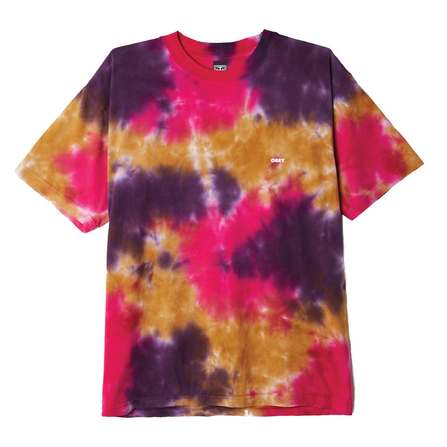 Bold Over Bleed Heavyweight Tie Dye BLACKBERRY WINE