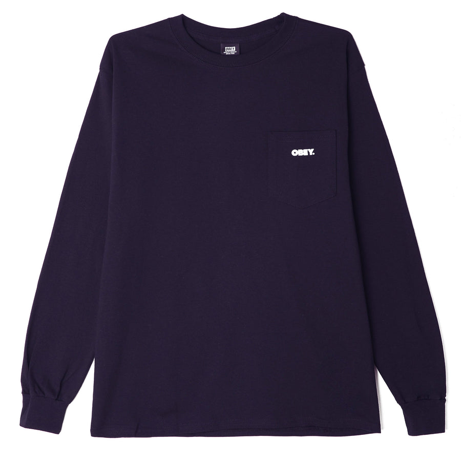 Bold LS Pocket T-Shirt Navy