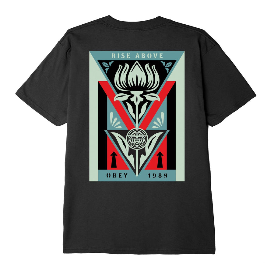 Deco Flower Classic Tee Black
