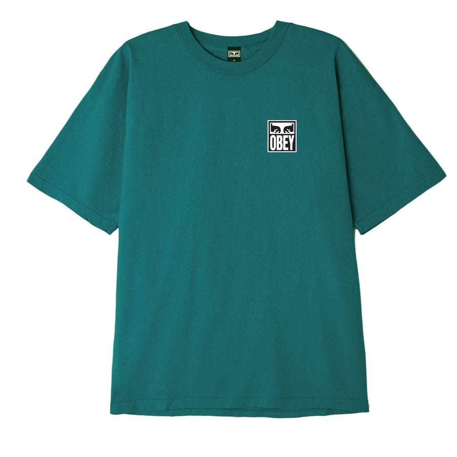 Eyes Icon II Heavyweight Box T-Shirt Bright Jade