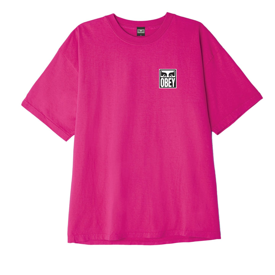 Eyes Icon II Heavyweight Box T-Shirt Magenta