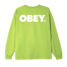 Bold Heavyweight Custom LS Tee Lime Punch