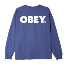 Bold Heavyweight Custom LS Tee Purple Mountain