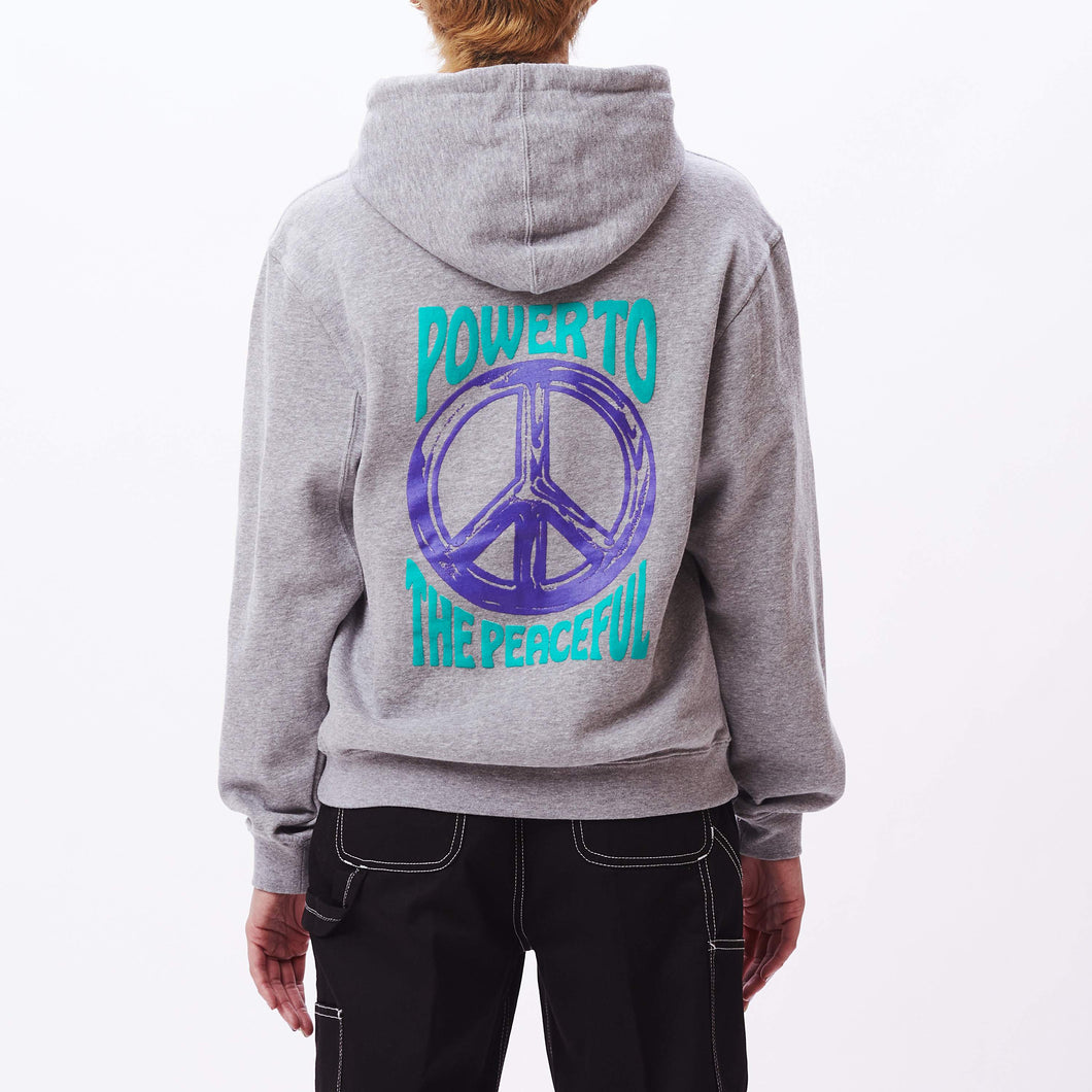 Chromed Out Box Fit Pullover Hood Grey Heather