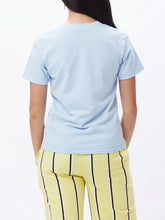 Bubbles Shrunken T-Shirt Light Blue