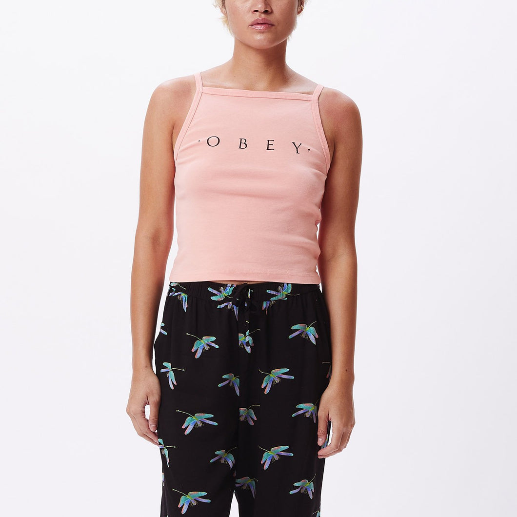 Novel 2 Ava Cropped Tank tender peach