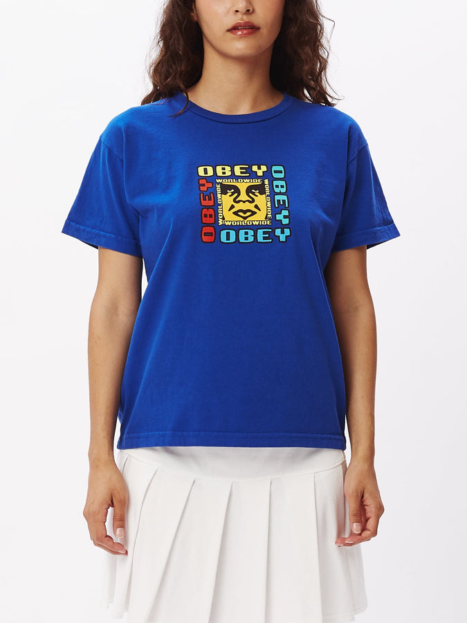 Deviant Device Custom Box T-Shirt Royal Blue