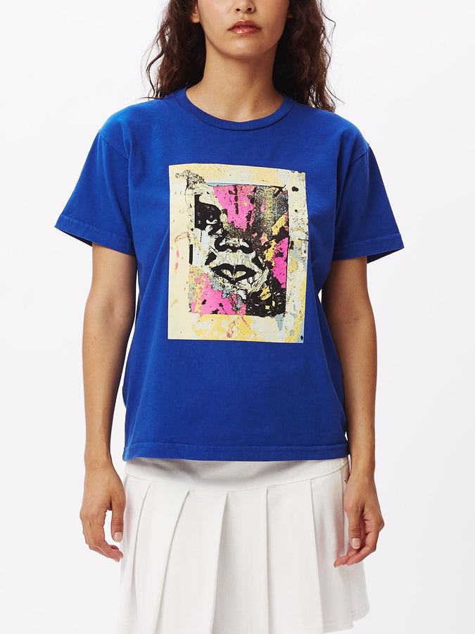 Enhanced Disintegration Custom Box T-Shirt Royal Blue