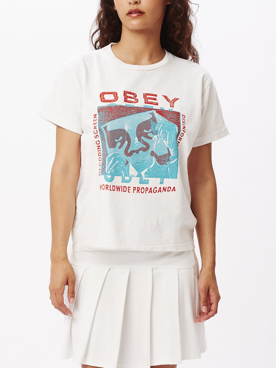 Decoding Screens Custom Box T-Shirt White