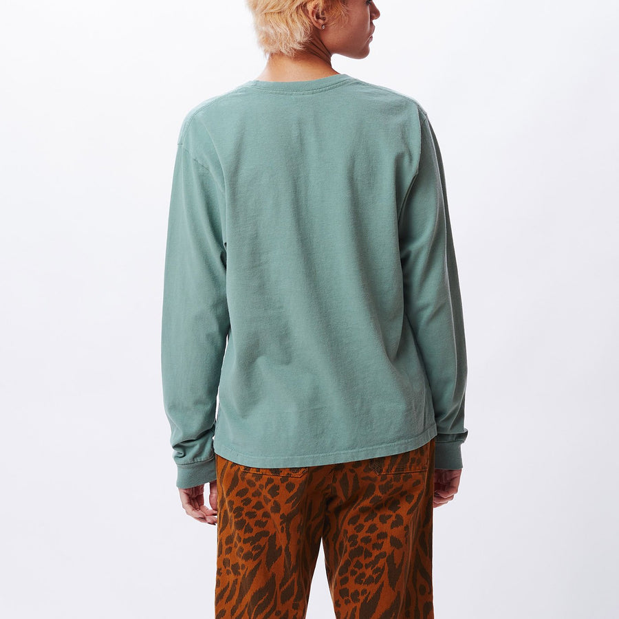 Bold Custom Box LS T-Shirt green leaf