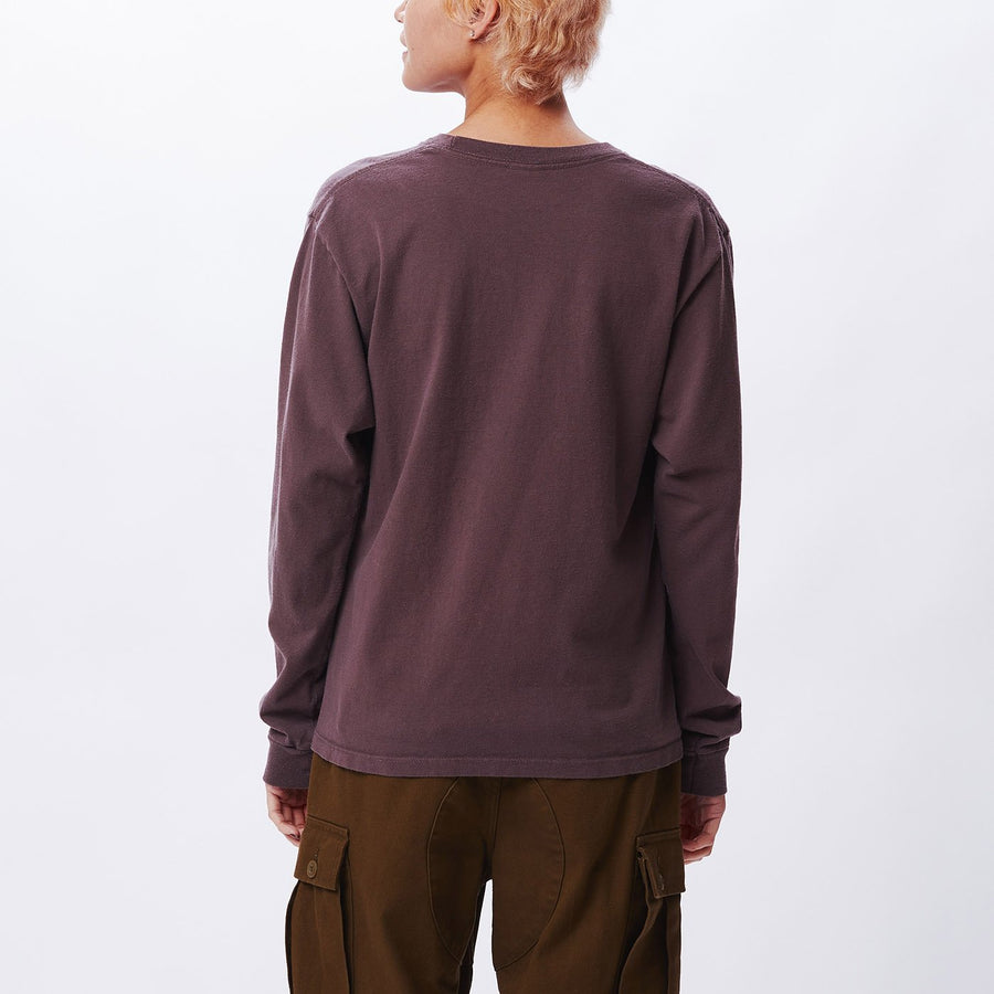 Bold Custom Box LS T-Shirt plum
