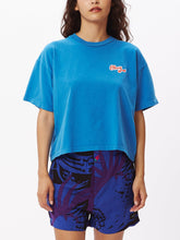 Big Mood Custom Crop T-Shirt Spirit Blue