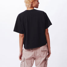 Flower Dance Custom Crop T-Shirt off black