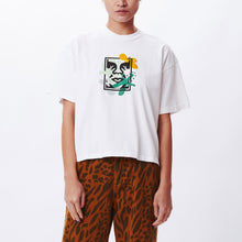 Flower Dance Custom Crop T-Shirt white