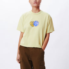 Bubble Man Custom Crop T-Shirt pale green