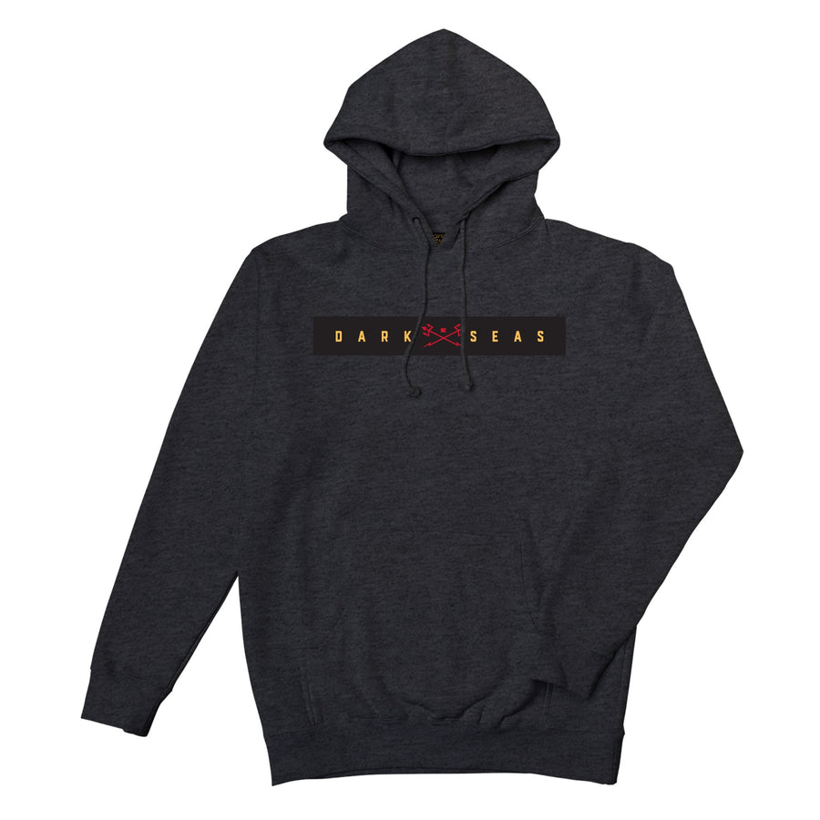 color: Charcoal Heather ~ alt: Battalion Pullover Hood
