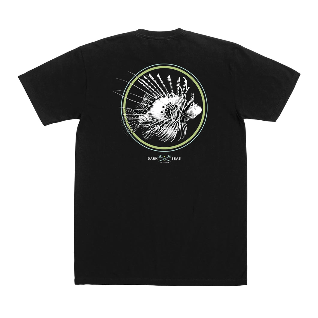 Color: Black ~ alt: fish glow tee