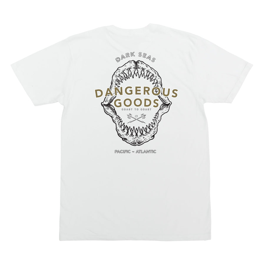 color: white ~ alt: Dangerous Goods Premium Tee
