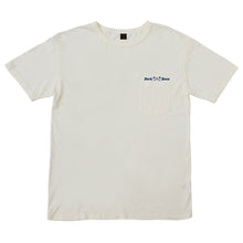 color: antique white ~ alt: long branch old-time pocket tee