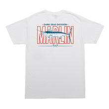color: white ~ alt: marlin flag wicking tee