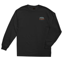 color: black ~ alt: Deep Blue Stock LS Tee
