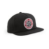 color: Black ~ alt: Journeyman Snapback