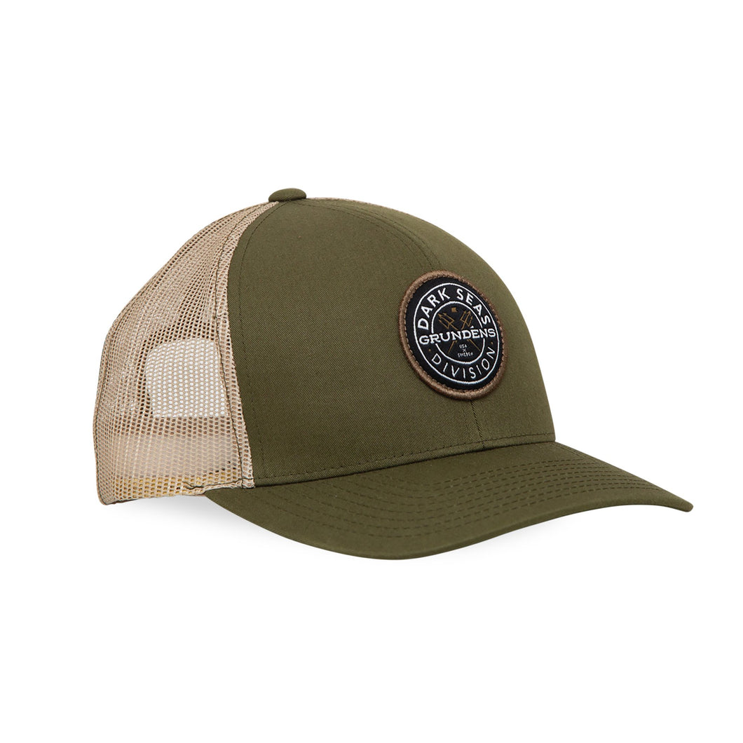 color: Moss/Khaki ~ alt: Seaview hat