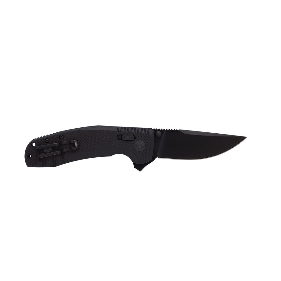 color: Black ~ alt: Dark Seas x SOG Tac XR Knife