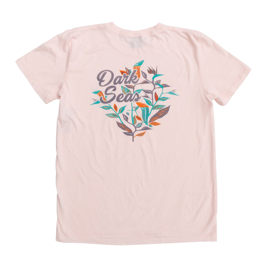 color: Pink ~ alt: greenery basic tee