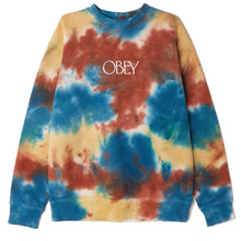 Regent Premium Tie Dye Crewneck auburn