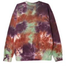 Obey Bold 3 Premium Tie Dye Crewneck green ash