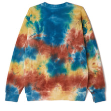 Obey Bold 3 Premium Tie Dye Crewneck auburn