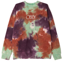 Regent Premium Tie Dye Crewneck green ash