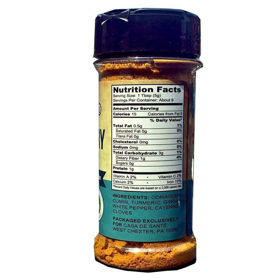 Low FODMAP Certified Spice Mix (Thai Curry Seasoning) - No Onion No Garlic, Gluten Free, No Sodium, Kosher, Gut Friendly, Artisan-no onion no garlic low fodmap spice-casa de sante