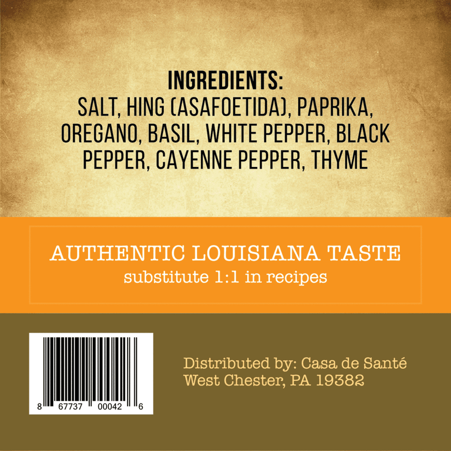 Low FODMAP Spice Mix (Cajun/Creole Seasoning) - No Onion No Garlic, Gluten Free, Gut Friendly, Artisan Onion and Garlic Substitute Seasonings, Paleo-no onion no garlic low fodmap spice-casa de sante
